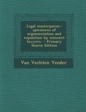 Front cover_Legal masterpieces