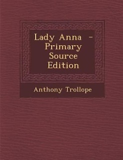 Couverture_Lady Anna  - Primary Source Edition