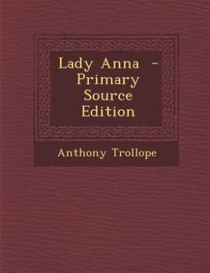 Couverture_Lady Anna  - Primary Source Edition