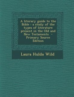 Couverture_A literary guide to the Bible