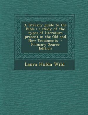 Couverture_A literary guide to the Bible