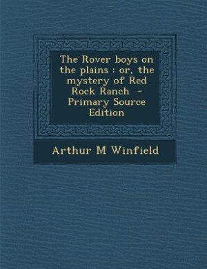 Couverture_The Rover boys on the plains