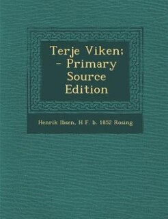 Front cover_Terje Viken;  - Primary Source Edition