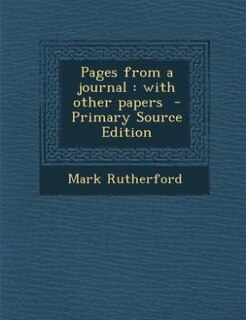 Front cover_Pages from a journal