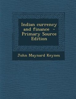 Couverture_Indian currency and finance  - Primary Source Edition
