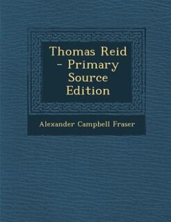 Couverture_Thomas Reid  - Primary Source Edition