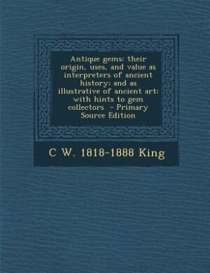 Couverture_Antique gems
