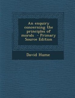 Front cover_An enquiry concerning the principles of morals