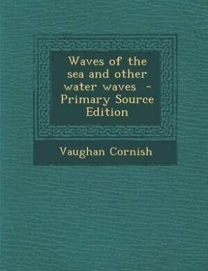 Front cover_Waves of the sea and other water waves