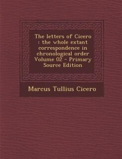Couverture_The letters of Cicero