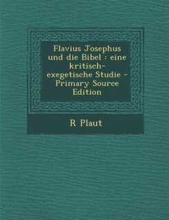 Front cover_Flavius Josephus und die Bibel