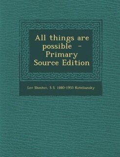 Couverture_All things are possible