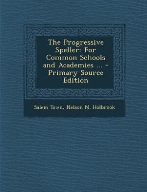 Front cover_The Progressive Speller
