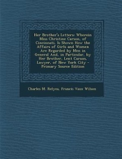 Front cover_Her Brother's Letters