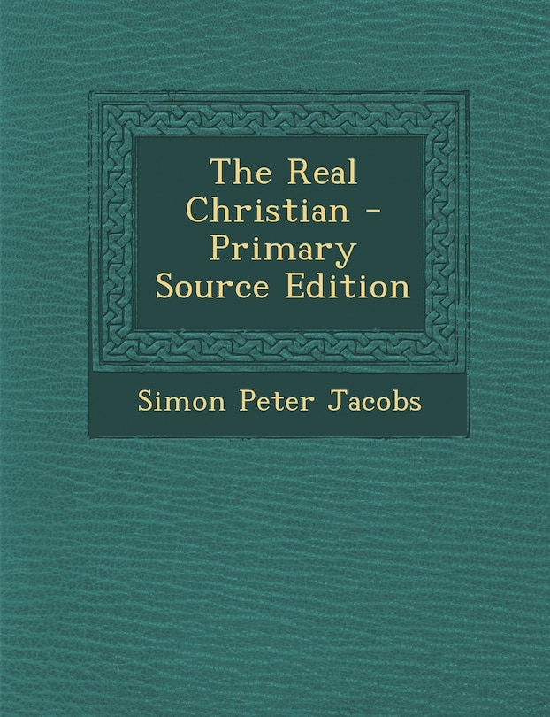 Front cover_Real Christian