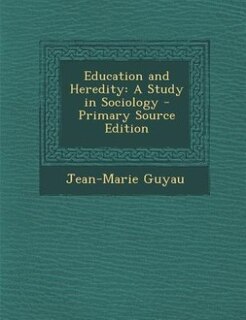 Front cover_Education and Heredity