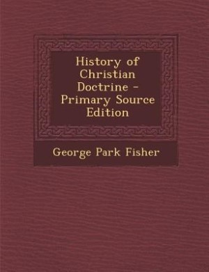 History of Christian Doctrine
