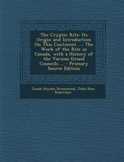 Front cover_The Cryptic Rite