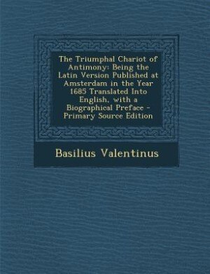 Front cover_The Triumphal Chariot of Antimony