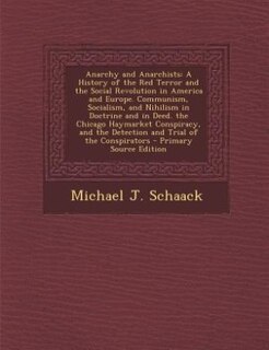 Front cover_Anarchy and Anarchists