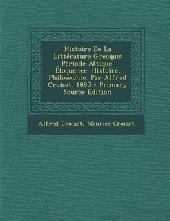 Couverture_Histoire De La Littérature Grecque