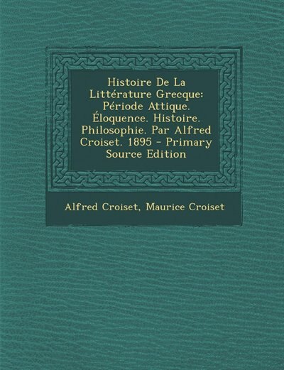 Couverture_Histoire De La Littérature Grecque