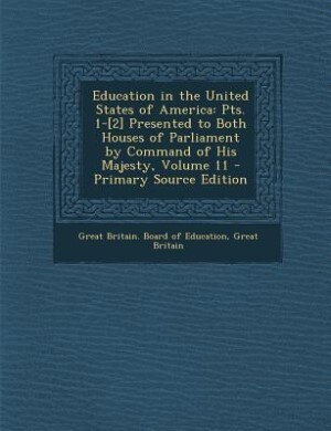 Front cover_Education in the United States of America