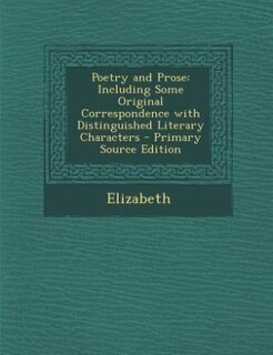Front cover_Poetry and Prose
