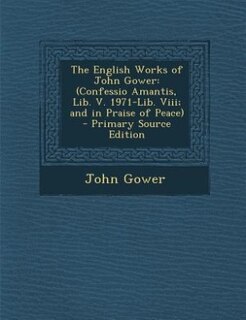 Front cover_The English Works of John Gower
