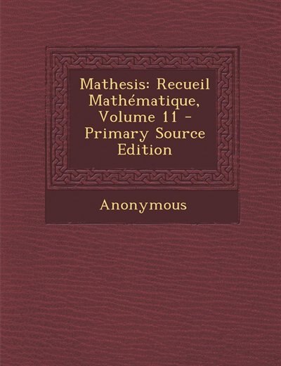 Couverture_Mathesis