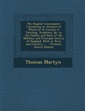 Front cover_The English Connoisseur