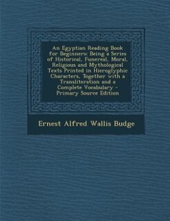 Front cover_An Egyptian Reading Book for Beginners