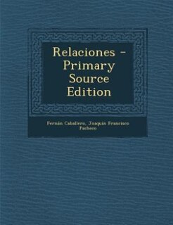 Front cover_Relaciones - Primary Source Edition