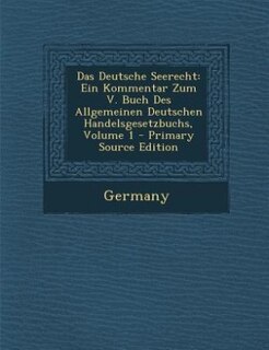 Front cover_Das Deutsche Seerecht