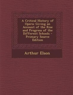 Couverture_A Critical History of Opera