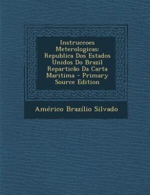 Front cover_Instruccoes Meterologicas
