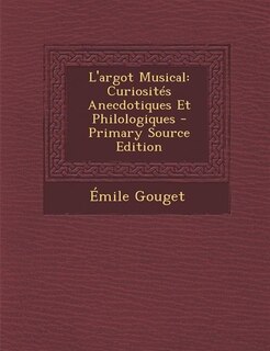 Front cover_L'argot Musical