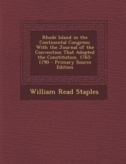Couverture_Rhode Island in the Continental Congress