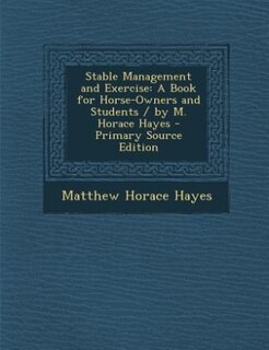 Front cover_Stable Management and Exercise