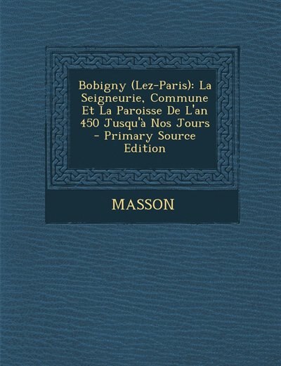 Front cover_Bobigny (Lez-Paris)