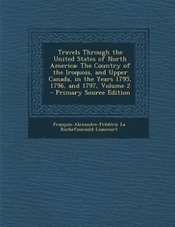Front cover_Travels Through the United States of North America
