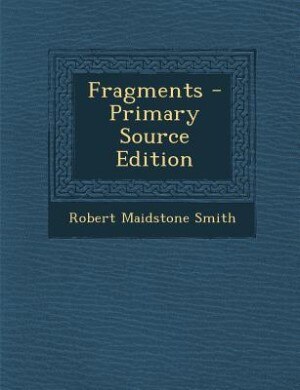 Couverture_Fragments - Primary Source Edition