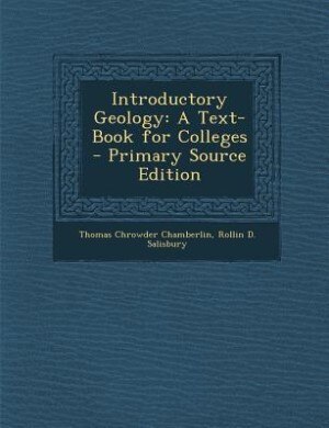 Front cover_Introductory Geology