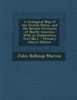 Front cover_A Geological Map of the United States, and the British Provinces of North America