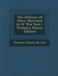 Couverture_The Defence of Paris