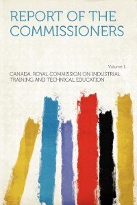 Front cover_Report Of The Commissioners Volume 1