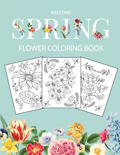 Front cover_Flower Coloring Book