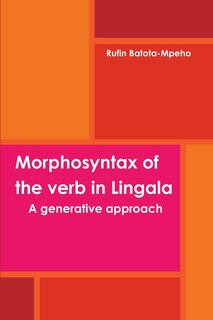 Couverture_Morphosyntax of the verb in Lingala