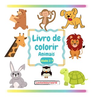 Couverture_Livro para colorir Animais