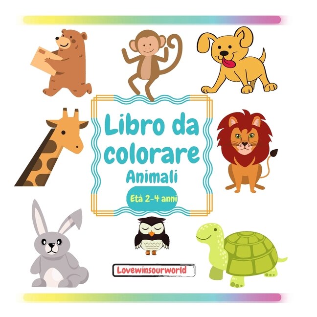 Front cover_Libro da colorare Animali